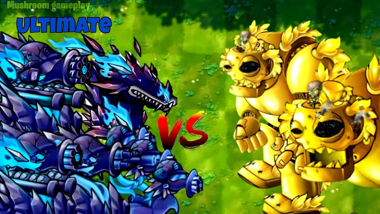 Ultimate Fusion Plants vs Golden Zomboss in PVZ Fusion (Epic Boss ...