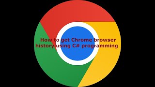 Chrome Browser History C#