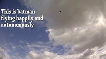 An autonomous drone chasing Batman