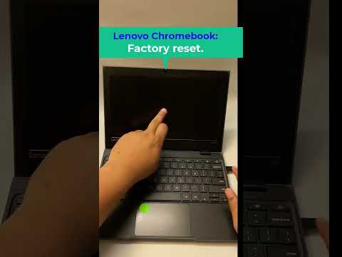 How to factory reset a Lenovo Chromebook. #chromebook - YouTube