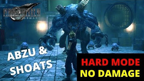 Abzu 2 Hard Mode (No Damage) | Final Fantasy VII REMAKE