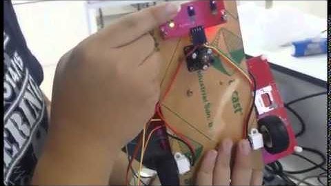 Line sensor robot with Nuvoton Learning Board NuMicro™ Cortex™-M0