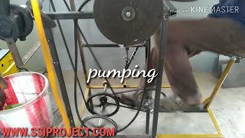 Best Mechanical Engineering Projects for Final Year Students / Pedal Operated Multi Purpose Machine