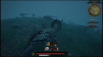 Path of Titans, Eotriceratops vs 4 Allosauruses | Escape from the pack