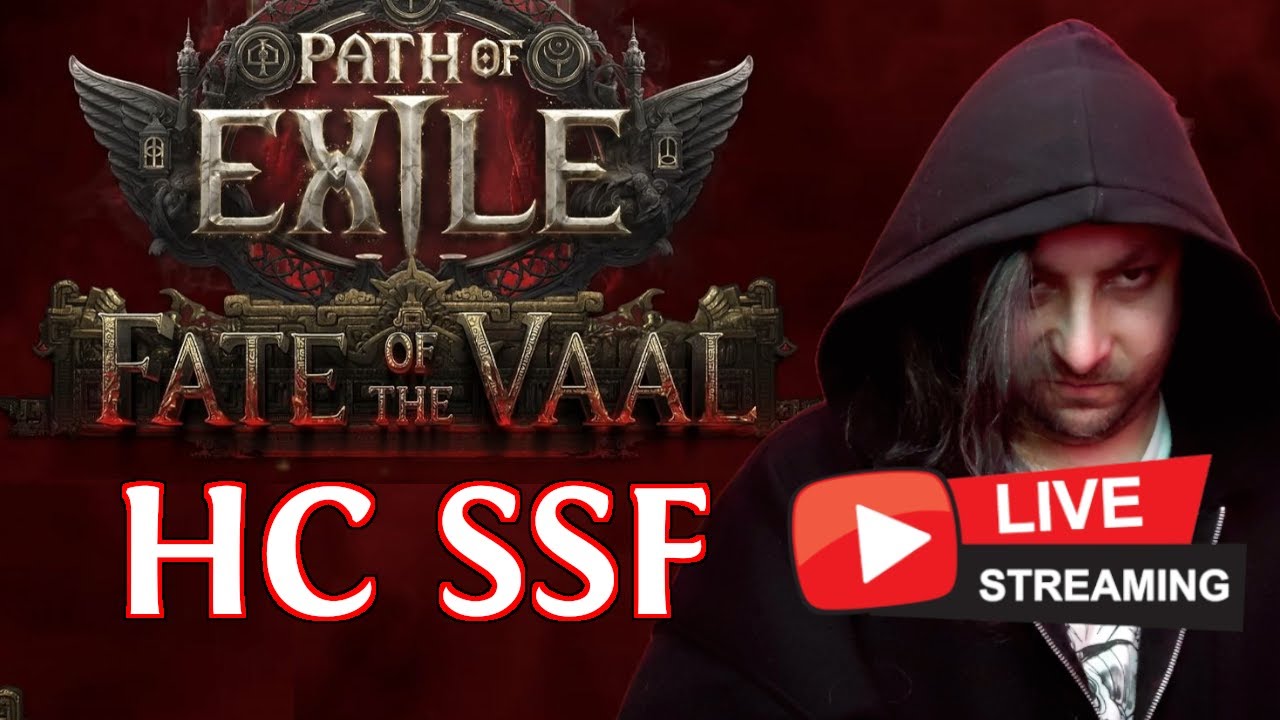 [HC SSF] Where The Gods Play 🔴LIVE PoE 2: Fate of the Vaal !rip !merch !sponsors