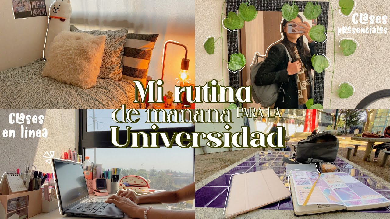 ♡Mi rutina de mañana para la universidad ♡ || clases presenciales y en línea ✨