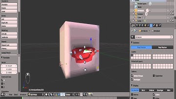 Facial Motion Capture (Mocap) in blender 2.6 Part 2 (rigging)