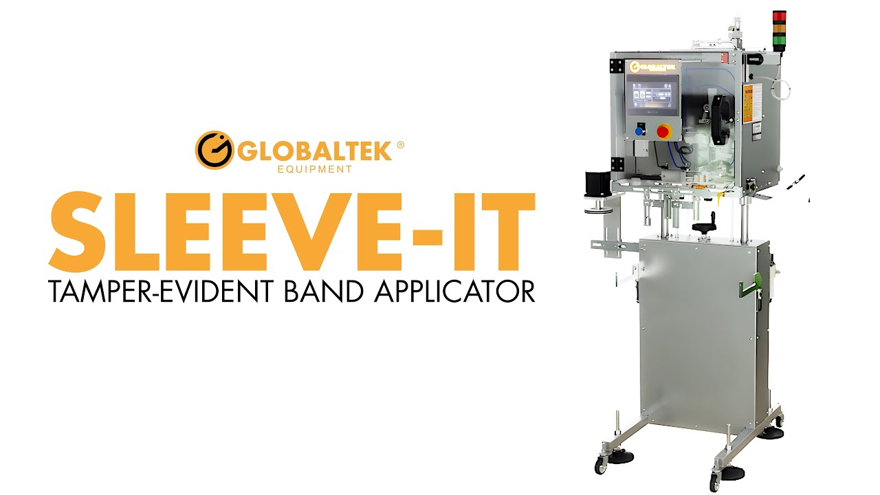 GLOBALTEK® Sleeve-It: Tamper-Evident Band Applicator