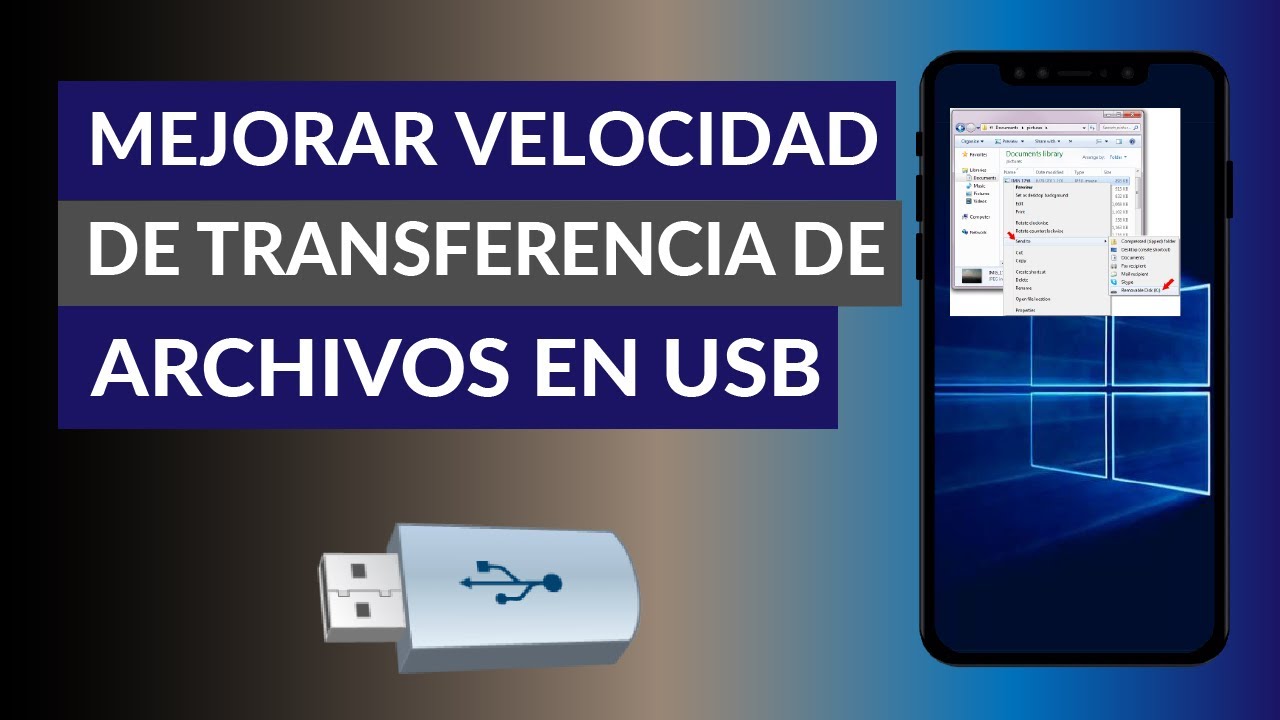 Cómo Aumentar la Velocidad de Transferencia de Archivos en una USB