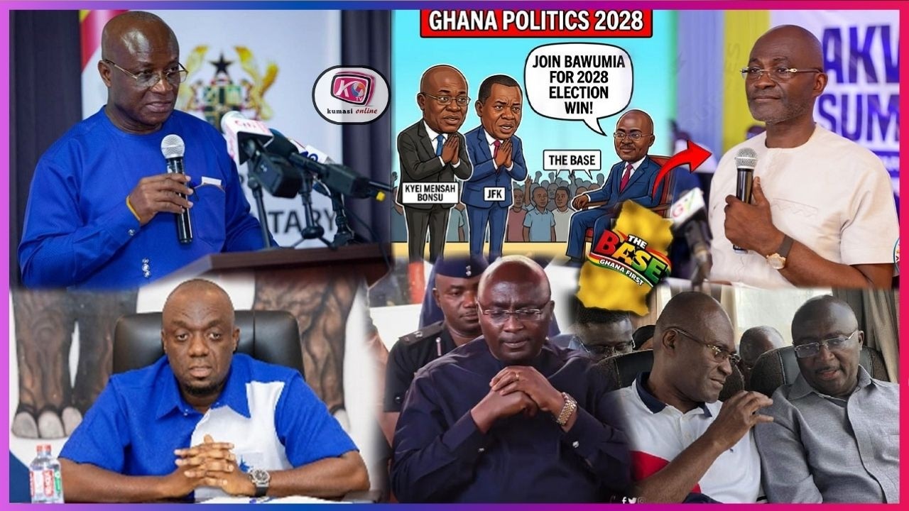 Eeiii 💪 Kyei Mensah Bonsu & JFK Begs Ken Agyapong & THE BASE To Join Bawumia So They Win 2028...