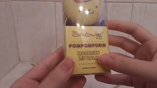 Pompompurin Macaron Lip balm Asmr Sanrio