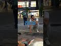 Making Fire Spray Paint Art for a NYC Tourist while his girlfriend shops at Donki! 🐉🛍️