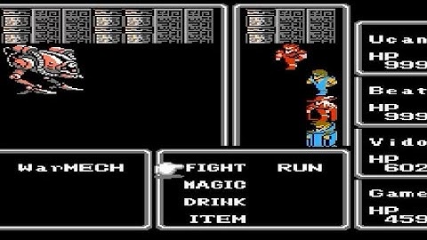 Final Fantasy (NES) - Warmech
