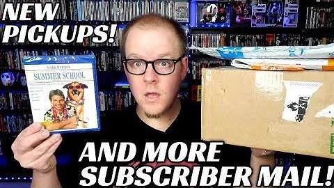 NEW BLURAY RELEASES, AMAZON PICKUPS, AND MORE SUBSCRIBER MAIL!