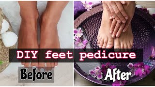 Foot whitening eid pedicure || live demo/tan removal pedicure