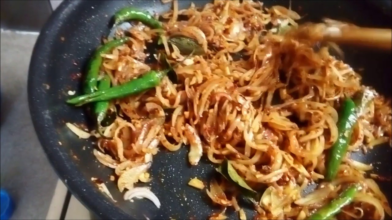 How to cook tasty dry fish sri lankan style(haal masso thelata) YouTube