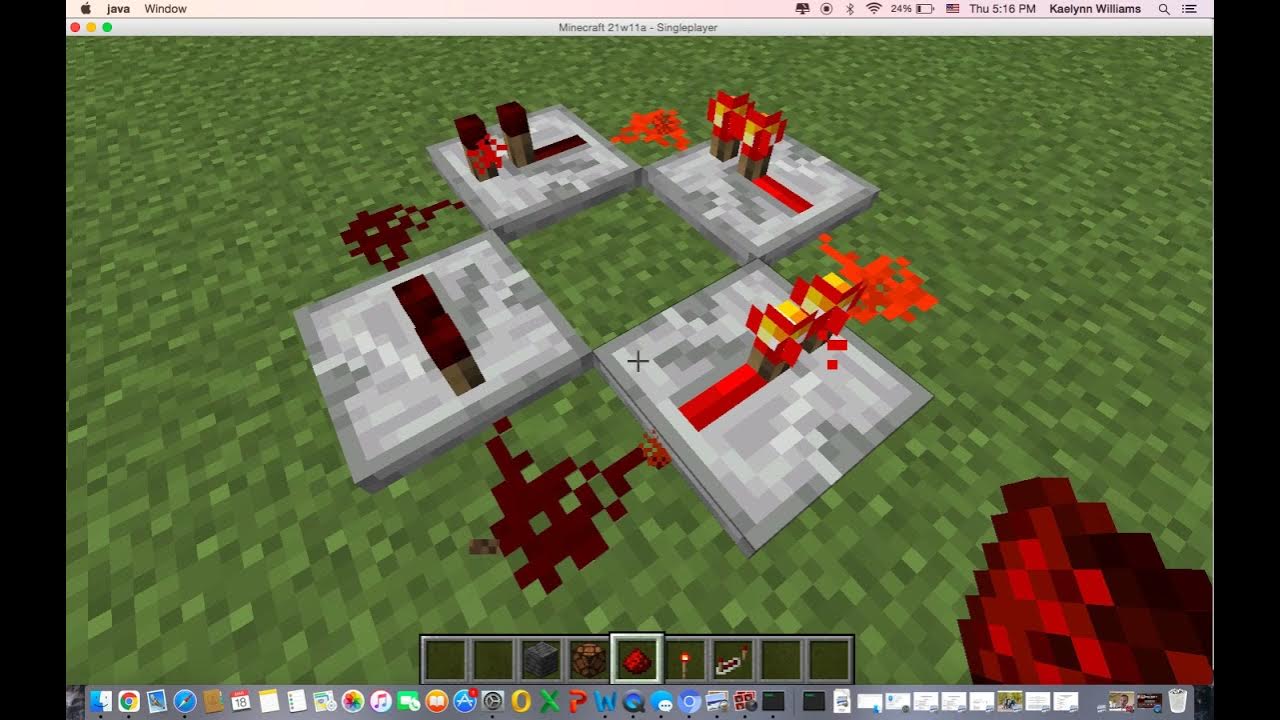 How to make a infinite redstone loop - YouTube