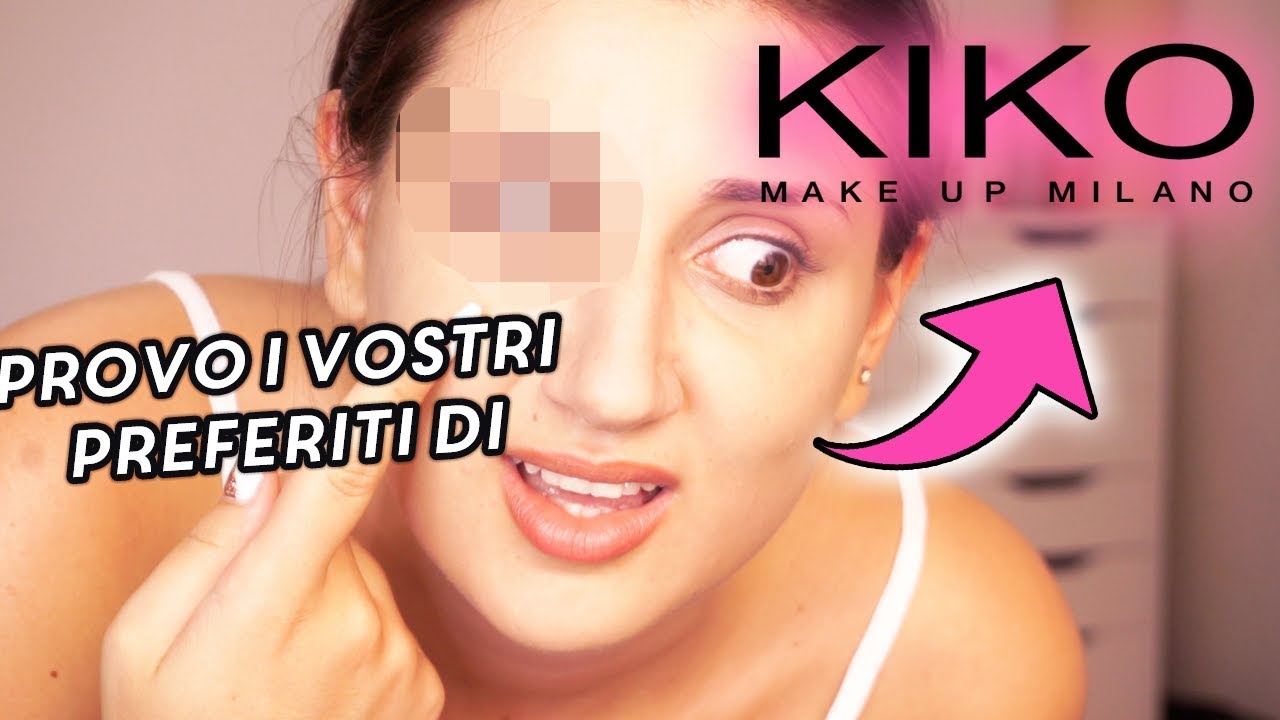 MI TRUCCO CON I PRODOTTI KIKO PREFERITI DAI MIEI FOLLOWER !!!
