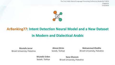 ArBanking77: Intent Detection Neural Model and a New Dataset in Modern and Dialectical Arabic