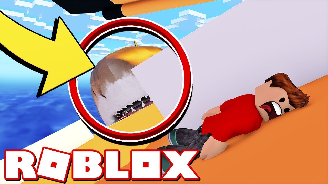 TITANIC ANGREBET AF HAJ! | Dansk Roblox: Shark Bite - YouTube