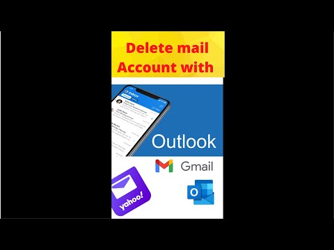 How to delete mail account with outlook in mobile.