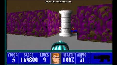 Wolfenstein 3D: Ultimate Challenge (Custom Level Mod) - Episode 6 Floor 5