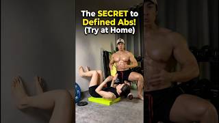 The SECRET to Defined Abs! (Try at Home) #shorts #short #workout #coreworkout #homeworkout
