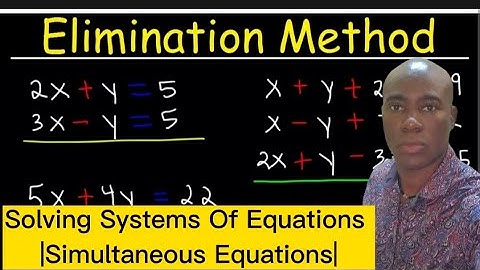 Systems of Equations||Simultaneous Equations || #dellymathsconcepts #algebra #cxcmaths #grade11math