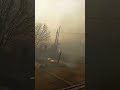 Пожар в Уяре Красноярского края 07.05.2022
