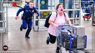 When a Walmart Shoplifter Makes a Run for the Exit