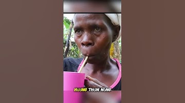 Rượu chuối hột truyền thống Uganda #short