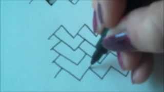 How to draw tanglepattern Jute