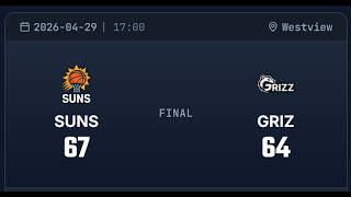 2026 Senior Spring League: SUNS vs GRIZZ
