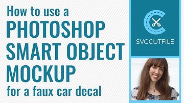 How to use a mockup in Photoshop - car mockup with smart object