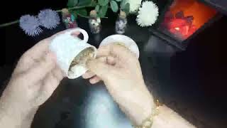 Scorpio LISTEN ME CAREFULY Coffee Cup Reading