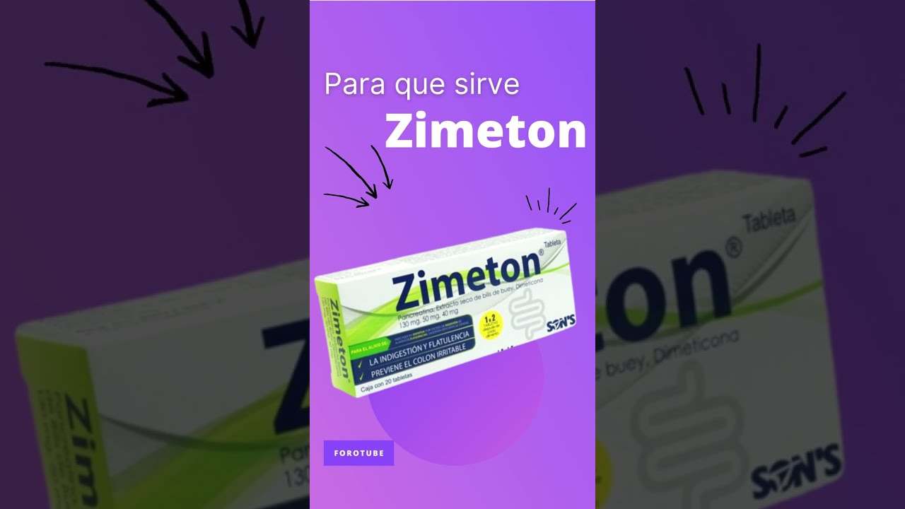 Zimeton para que sirve y como se toma