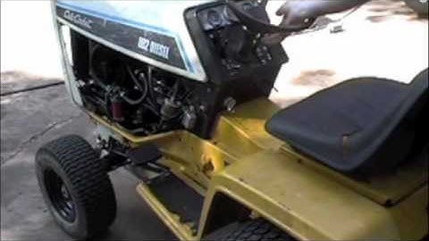Cub Cadet 882 Diesel Running