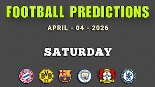 FOOTBALL PREDICTIONS TODAY  | FA CUP | Bundesliga | Laliga | Ligue 1 | GoalIQ, #footballprediction