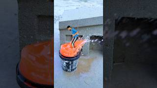 Crazy water jump, amazing videography idea😱👀#shorts