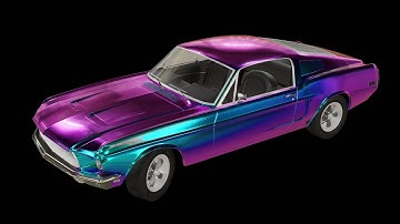 Blender Procedural Nodes Quick Tutorial- Chameleon Metal Flake Car Paint with Clearcoat