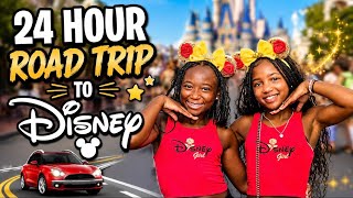 24 HOUR ROAD TRIP TO DISNEY! 🏰✨ Aria Goes to Disney With Her TWIN! 👯‍♀️❤️