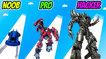 Mecha Run 3D - NOOB vs PRO vs HACKER