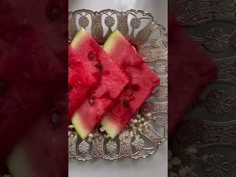 آموزش برش زدن هندوانه آشپزی آموزش آشپزی دسر شیرینی خونگی ترفند ترند هندوانه 