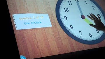 Educative snowflake ABC clock touch desk