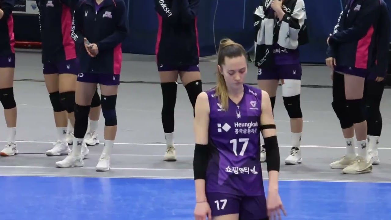 흥국생명 18승한날 2세트 현대건설전 26,3,5 