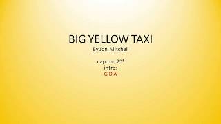 Big Yellow Taxi by Joni Mitchell - Easy chords and lyrics screenshot 5