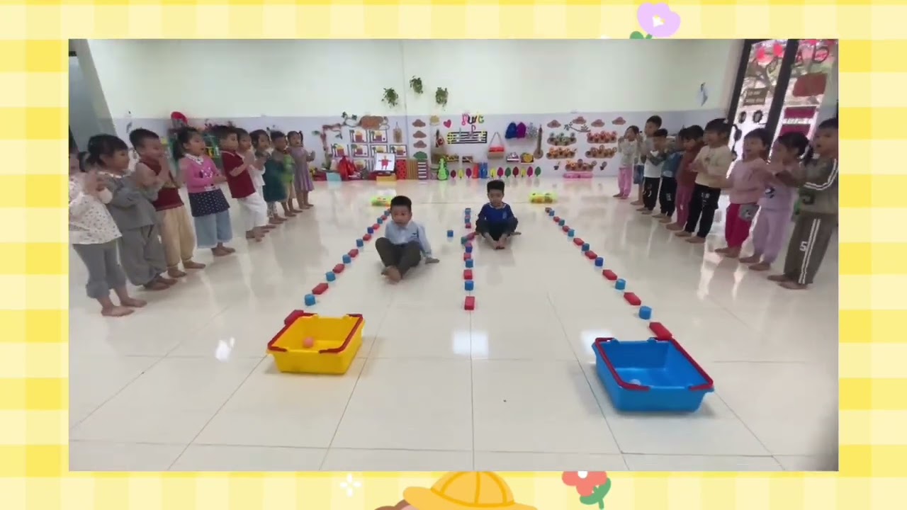 Trò chơi: Kẹp bóng về đích- Lớp 4TB2 - Trường MN Sơn Ca 