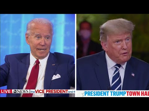 Dueling Trump-Biden town