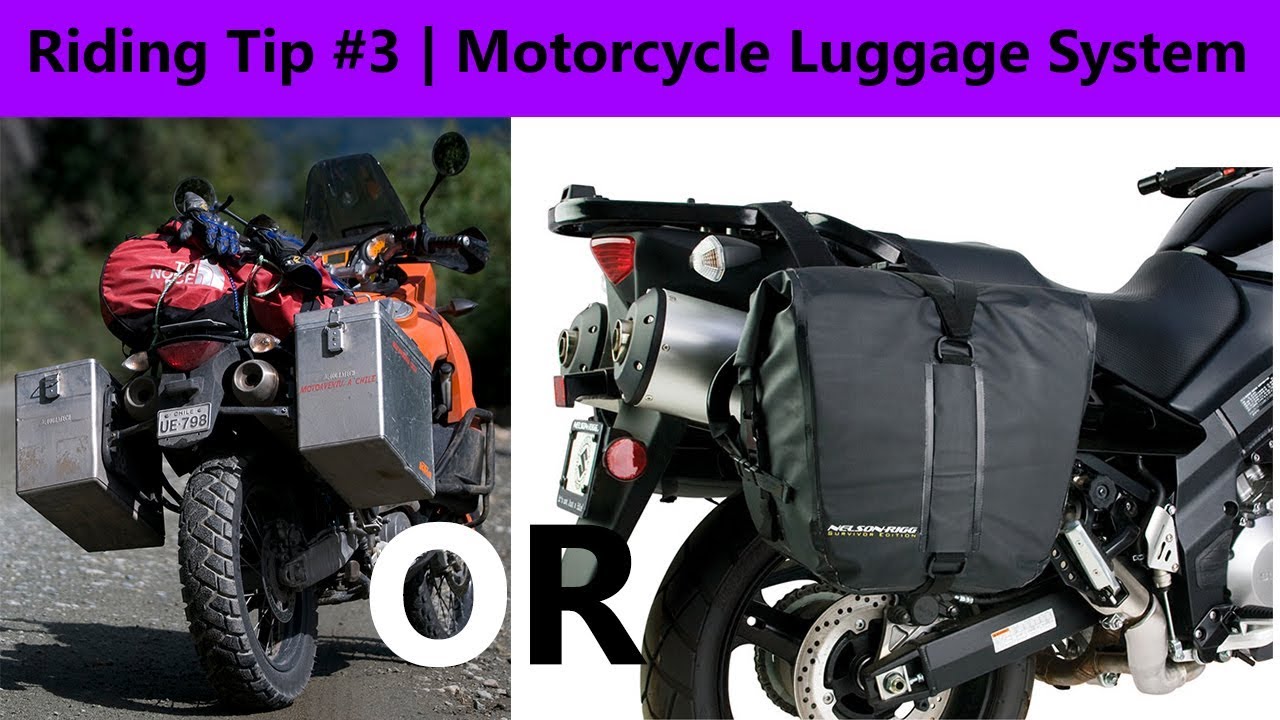 Best Motorcycle Luggage Saddle Bags Or Panniers Riding Tips 3 YouTube