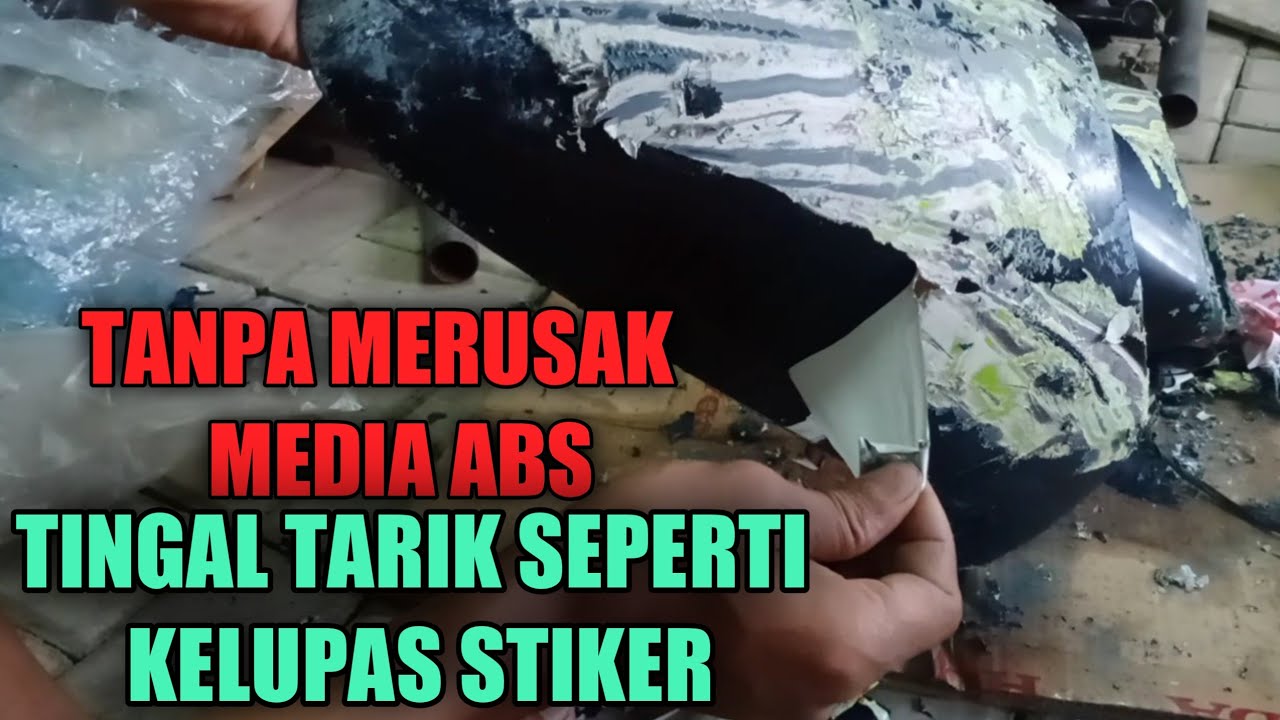 Cara Aman Merontokan Cat Sudah berlapis-lapis Modal Kantong plastik